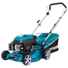 HYUNDAI [L 4310] Бензиновая газонокосилка {не самоходная, двигатель HYUNDAI ICV150,4-х такт, 3,5 л.с./149 см3, Ширина среза 43 см, Высота среза 25-75 мм, 29,5 кг }