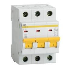 Iek MVA20-3-050-C Авт. выкл.ВА47-29 3Р 50А 4,5кА х-ка С ИЭК