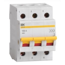 Iek MNV10-3-063 Выключатель нагрузки (мини-рубильник) ВН-32 3Р 63А ИЭК