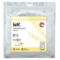 IEK LSR2-1-060-20-3-05 Лента LED 5м LSR-5050WW60-14,4-IP20-12В теплая белая