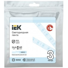 IEK LSR2-2-060-20-3-03 Лента LED 3м LSR-5050W60-14,4-IP20-12В белая