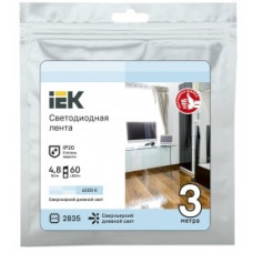 IEK LSR1-2-060-20-3-03 Лента LED 3м LSR-2835W60-4,8-IP20-12В белая