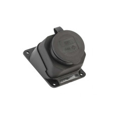 Iek PKR22-016-2-K02 РБу13-1-0м Розетка с защитной крышкой угловая настенная ОМЕГА IP44 IEK