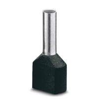 Iek UTE10-D6-0-100 Наконечник-гильза НГИ2 6,0-14 с изолированным фланцем (черный) (100 шт)