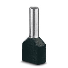 Iek UTE10-D6-0-100 Наконечник-гильза НГИ2 6,0-14 с изолированным фланцем (черный) (100 шт)