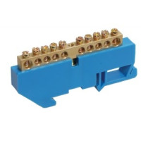 Iek YNN10-69-10D-K07 Шина N "ноль" на DIN-изол ШНИ-6х9-10-Д-С ИЭК