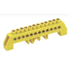 Iek YNN10-812-12DP-K05 Шина PE "земля" в комб DIN-изол"Стойка" ШНИ-8х12-12-КС-Ж ИЭК