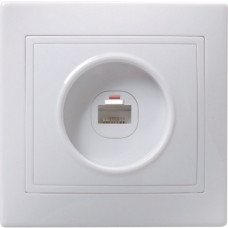 Iek EKK10-K01-DM РК10-КБ Розетка 1местн. комп. КВАРТА (белый)