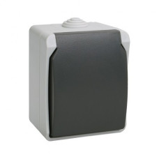 Iek ERS12-K03-16-54-DC РСб20-3-ФСр Розетка одноместная с з/к для открытой установки ФОРС IP54 IEK