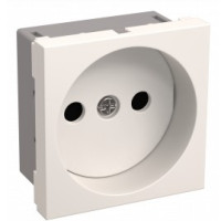 Iek CKK-40D-RSB2-K01-K РКС-20-20-П-К Розетка без з/к 2к (на 2 модуля) ПРАЙМЕР белая IEK