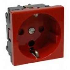 Iek (CKK-40D-RSZK2-K04-K ) РКС-20-32-П-К Розетка с з/к 2к (на 2 модуля) Праймер красная