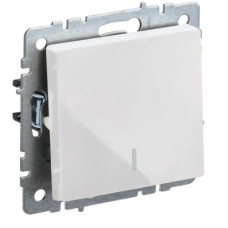 IEK BR-V10-1-10-K01 BRITE Выключ. 1-кл. с инд. 10А ВС10-1-1-БрБ бел.