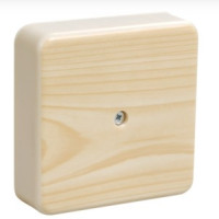Iek UKO10-100-100-029-K34 Коробка КМ41219-04 распаячная для о/п 100х100х29 мм сосна (6 клемм 6мм2)