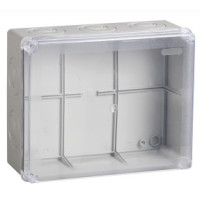 Iek UKO10-100-100-050-K51-55 Коробка КМ41330 распаячная для о/п 100х100х50 мм IP55 (RAL7035, гермовводы PG9 5 шт)