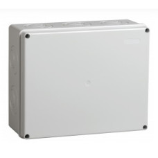 Iek UKO10-240-195-090-K41-55 Коробка КМ41272 распаячная для о/п 240х195х90 мм IP55 (RAL7035, кабельные вводы 5 шт)