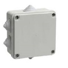 Iek UKO11-100-100-050-K41-44 Коробка КМ41233 распаячная для о/п 100х100х50 мм IP44 (RAL7035, 6 гермовводов)