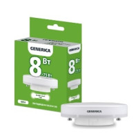 IEK LL-T80-08-230-40-GX53-G Лампа LED T80 таблетка 8Вт 230В 4000К GX53 GENERICA