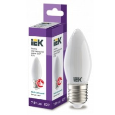 Iek LLF-C35-7-230-40-E27-FR Лампа LED C35 свеча матов. 7Вт 230В 4000К E27 серия 360°