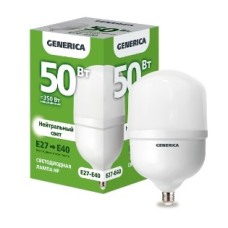 IEK LL-HP-50-230-40-E27-E40-G Лампа LED HP 50Вт 230В 4000К E27-E40 GENERICA