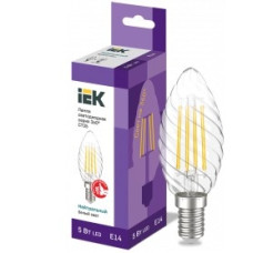 Iek LLF-CT35-5-230-40-E14-CL Лампа LED CT35 свеча вит. 5Вт 230В 4000К E14 серия 360°