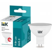 Iek LLE-MR16-9-230-40-GU5 Лампа LED MR16 софит 9Вт 230В 4000К GU5.3