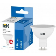 Iek LLE-MR16-9-230-65-GU5 Лампа LED MR16 софит 9Вт 230В 6500К GU5.3