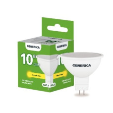 IEK LL-MR16-10-230-30-GU5-G Лампа LED MR16 софит 10Вт 230В 3000К GU5.3 GENERICA