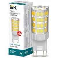 Iek LLE-CORN-5-230-40-G9 Лампа LED CORN капсула 5Вт 230В 4000К керамика G9