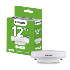 IEK LL-T80-12-230-40-GX53-G Лампа LED T80 таблетка 12Вт 230В 4000К GX53 GENERICA
