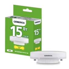 IEK LL-T80-15-230-30-GX53-G Лампа LED T80 таблетка 15Вт 230В 3000К GX53 GENERICA