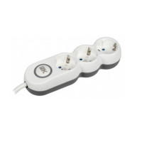 Iek WYP53-16-03-D15-ZK Удлинитель У03В с выключателем 3 места 2P+PE/1,5м 3х1,5мм2 16А/250В UNO