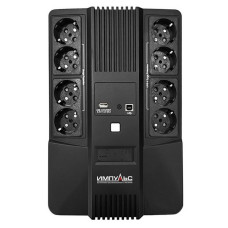 Импульс ИБП МАСТЕР 800 {800/480 ВА/Вт, LED, USB, RJ11/RJ45, CHRG USB, SCHUKOx8} {MT80107}