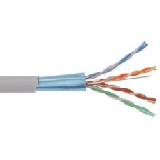 ITK LC1-C6A04-121 Кабель связи витая пара U/UTP, кат.6A 4 x 2 x 23AWG solid, LSZH, 305м, серый