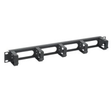 ITK CO05-1M5RM Кабельный органайзер 19" 1U, 5 колец, черный
