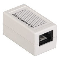 ITK CS70-1C5EU Проходной адаптер кат.5E UTP, тип RJ45-RJ45, белый