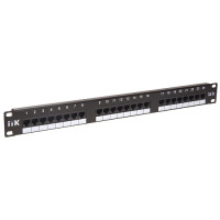 ITK PP24-1UC5EU-D05 1U патч-панель кат.5Е UTP, 24 порта (Dual)
