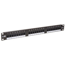 ITK PP24-1UC5EU-D05 1U патч-панель кат.5Е UTP, 24 порта (Dual)