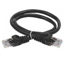 ITK Коммутационный шнур кат. 5Е UTP LSZH 1м черный [PC09-C5EUL-1M]