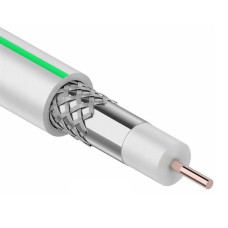 Proconnect 01-2431-2 Кабель SAT 703 B, CCS/Al/Al, (75%), 75 Ом, 100м., белый PROCONNECT
