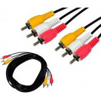 5bites AC3R-020M Кабель AUDIO / 3*RCA / M-M / STEREO / 2M