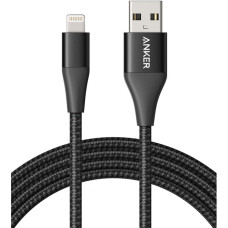 Кабель для Apple Lightning MFI Anker PowerLine+ II 1,8м ( A8453 ) черный