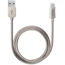 Кабель USB-MicroUSB 1.2m Deppa 72273 алюминий