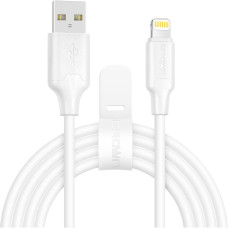 Кабель для Apple Lightning 2m Crown CMCU-3018L белый