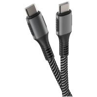 Кабель Type C-Type C 1.2m 65W Olmio 040275 черный