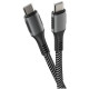 Кабель Type C-Type C 1.2m 65W Olmio 040275 черный