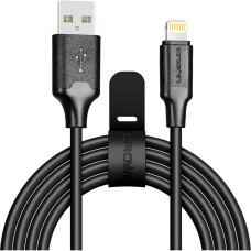 Кабель для Apple Lightning 2m Crown CMCU-3018L черный