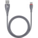 Кабель USB2.0 - Type C 1m Deppa 72289 ceramic серый