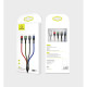 Кабель 4 в 1 Usams SJ317USB01 1.2м черный