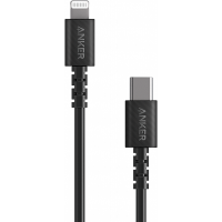 Кабель для Apple USB-C - Lightning MFI Anker Select+ 0.9м черный