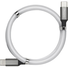 Кабель USB2.0 Cm-Cm 1,2m Deppa 72302 серый 5A магнитный органайзер